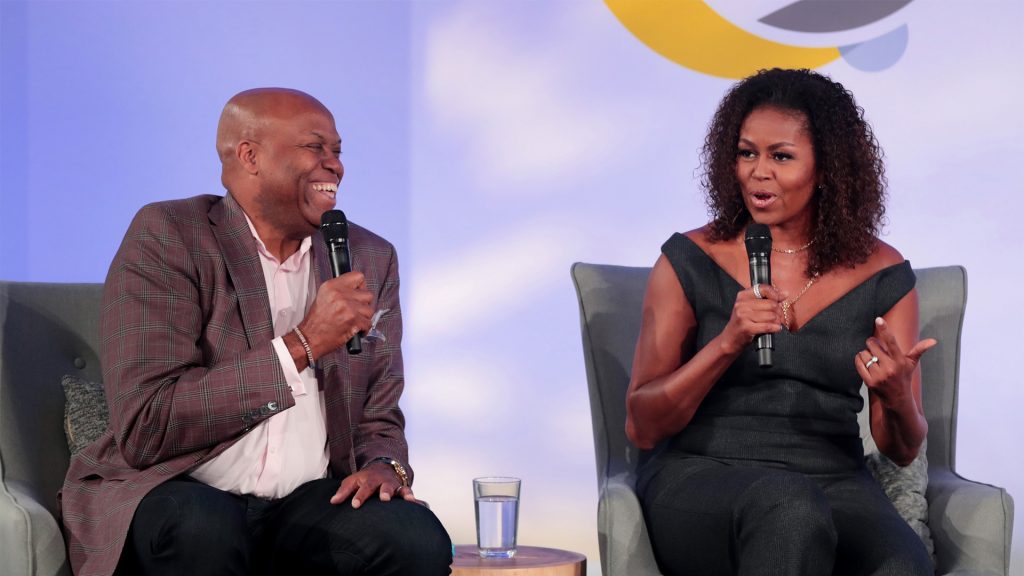 Michelle Obama launches new podcast with brother amid divorce rumors