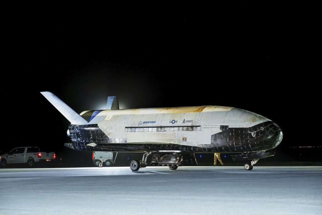 US military’s mini space shuttle returns to Earth after secret mission