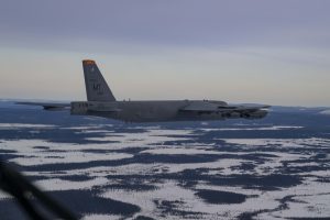 B-52s train over Scandinavian countries to show NATO support