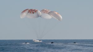 US astronauts back home after nine months at ISS