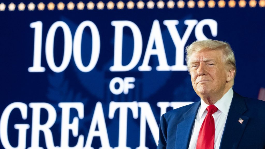 President Donald Trump marks 100 days of second term