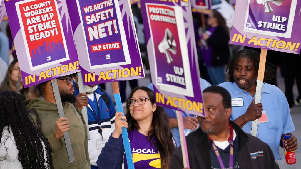 More than 50,000 LA County workers strike over contract dispute