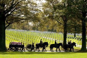 Horse-drawn caissons to return in limited use at Arlington cemetery