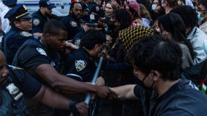 Columbia University president condemns pro-Palestinian protest following arrests
