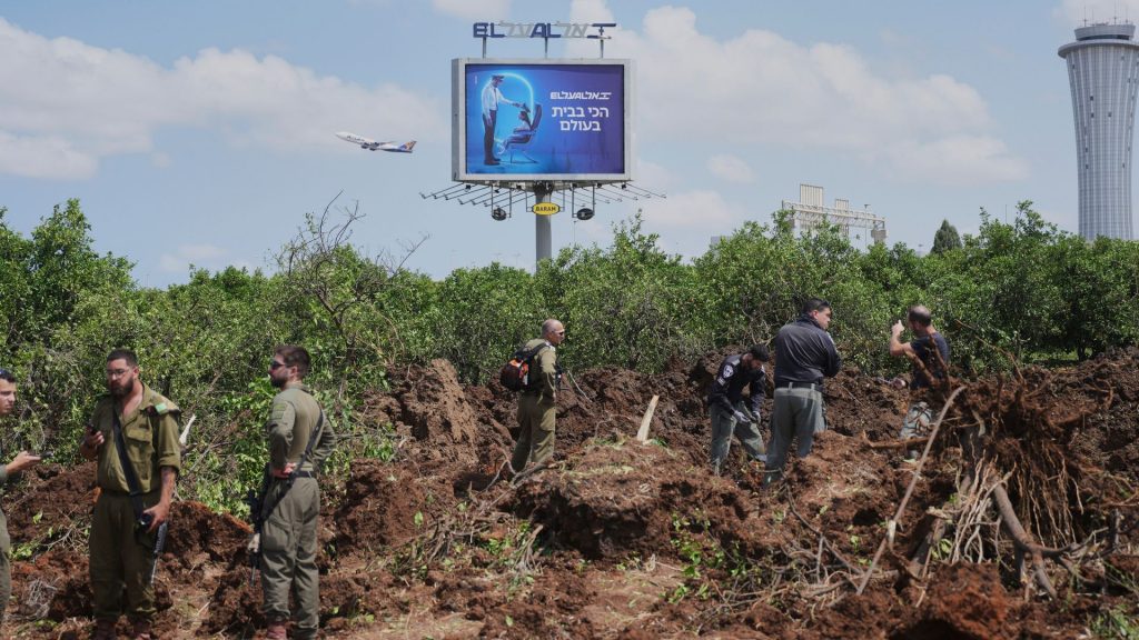 Houthi missile strikes near Israel’s airport, briefly disrupting flights