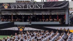 Trump delivers commencement address at West Point
