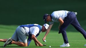 PGA Championship up for grabs, top players bogged down in the mud