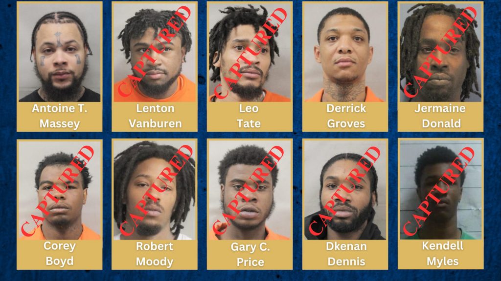 New Orleans jailbreak: 3 inmates captured, 2 fugitives still loose
