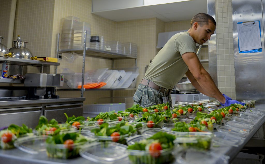 DOD working on recipe to improve food on military bases