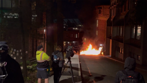 Police clear UW building after pro-Palestinian demonstration