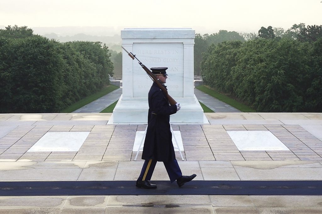 For one sentinel, a final walk at the Tomb of the Unknown Soldier
