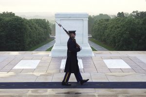 For one sentinel, a final walk at the Tomb of the Unknown Soldier