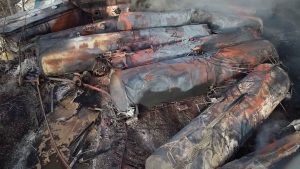 Report alleges Biden admin hid toxic plume release after Ohio train derailment