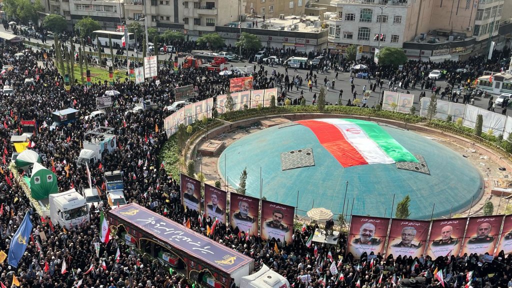 Iran has funeral for commanders, scientists killed in Israeli strikes