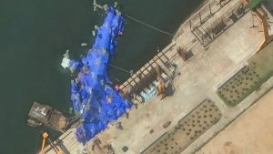 North Korea refloats destroyer after failed launch, with possible Russian assistance