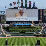 Pope Leo XIV shares message of hope at White Sox stadium celebration