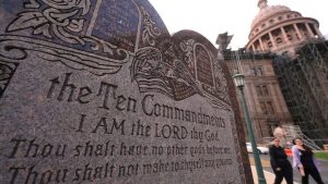 Texas requires Ten Commandments to be displayed in schools
