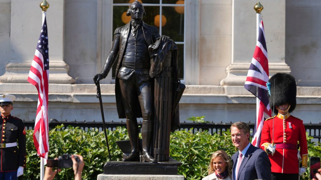 Why are the Brits installing a statue of George Washington?