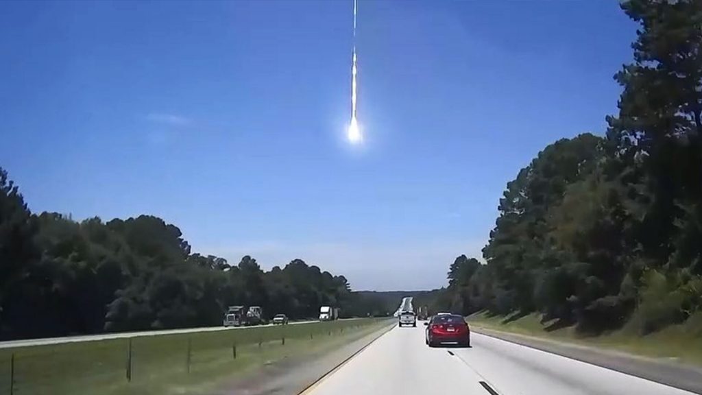 Fireball over southeastern US may be meteor or space junk, officials say