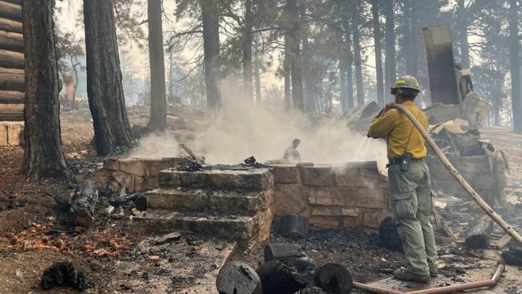 Wildfires rage, historic lodge destroyed at Grand Canyon’s North Rim