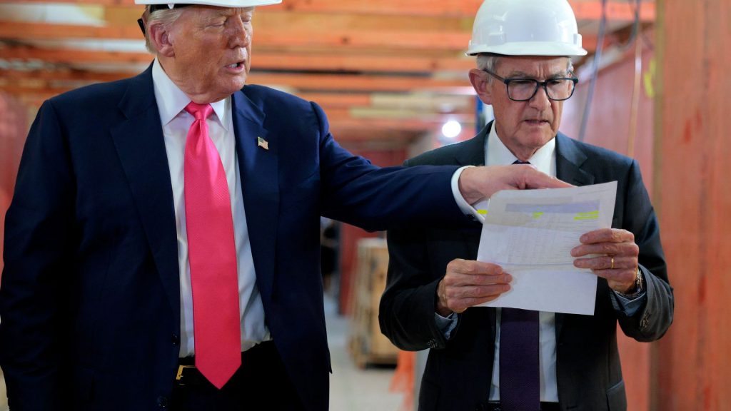After bickering during Fed visit, Trump maintains he won’t fire Powell