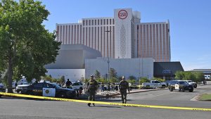 Gunman opens fire outside casino in Reno, Nevada, killing three