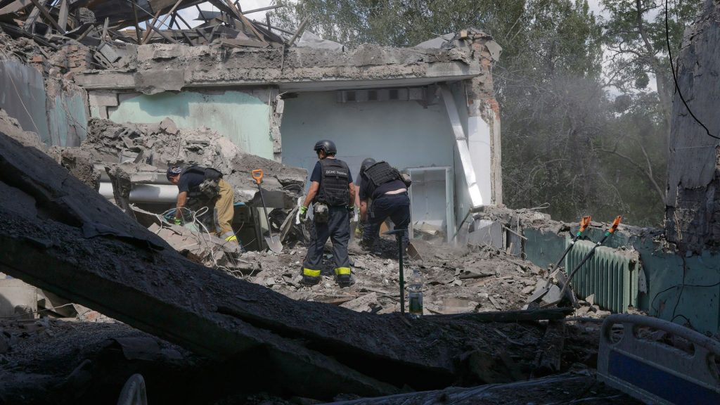 Russian and Ukrainian civilians killed in overnight airstrikes