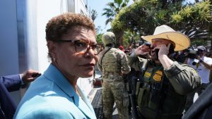 LA Mayor Karen Bass confronts ICE in park raid: ‘They need to leave now’