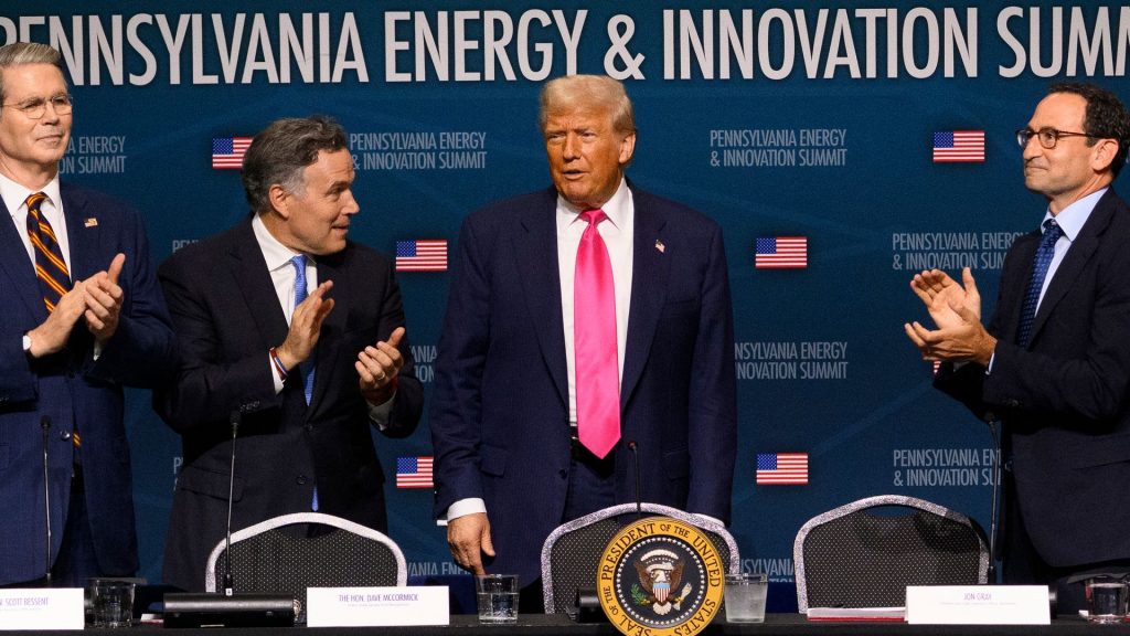 Trump touts energy, AI investments at Pennsylvania summit