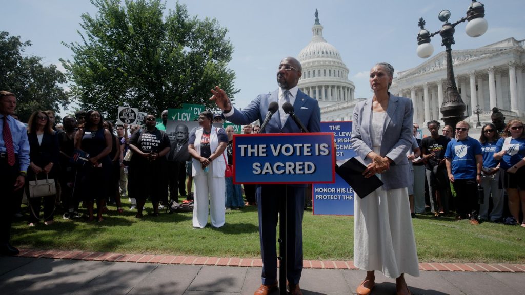 Democrats reintroduce voting rights bill that caused filibuster showdown