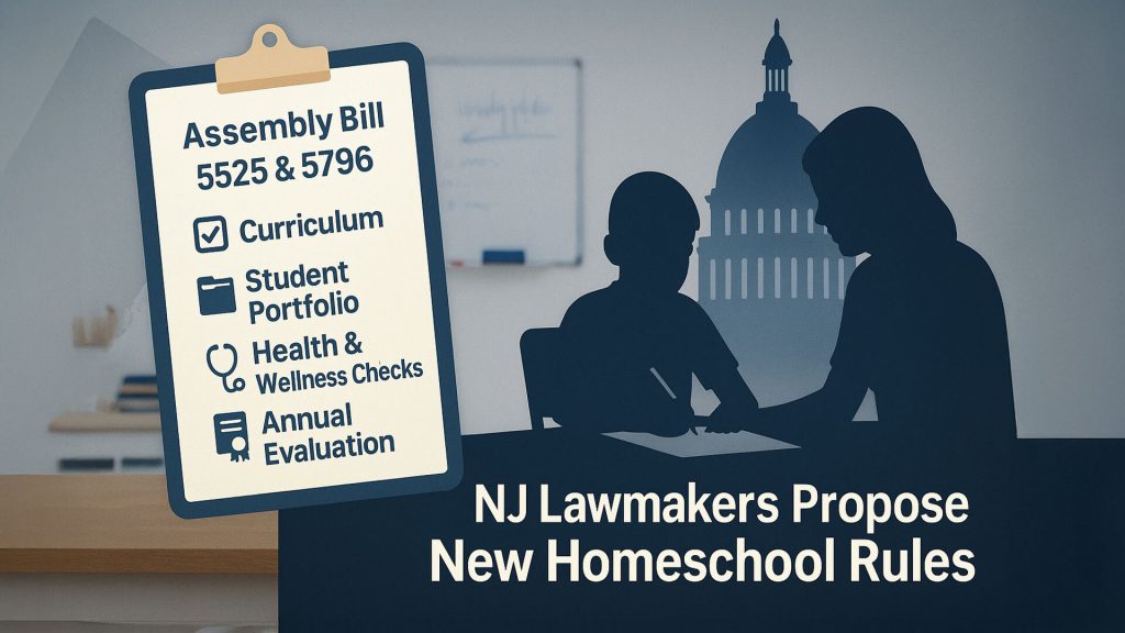 New Jersey lawmakers propose tighter oversight for homeschooling