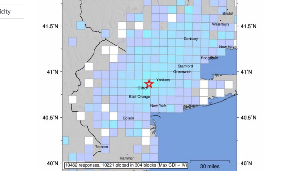 New Jersey, NY see 3.0 earthquake, officials say no damage reported