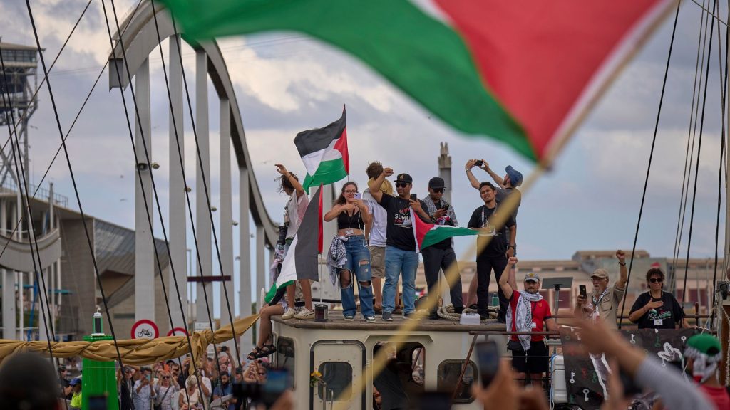 Largest humanitarian flotilla departs for Gaza’s shores amid growing famine