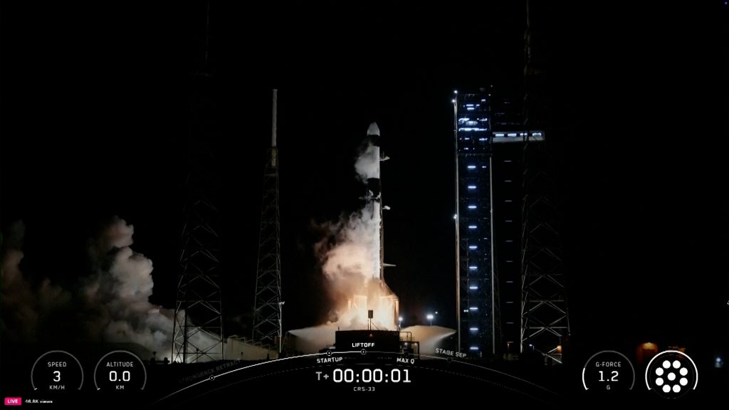 Over 5,000 pounds of supplies taken to ISS on SpaceX’s 33rd resupply mission