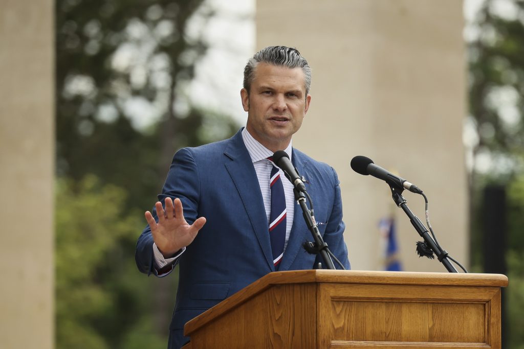 Hegseth supports women’s right to vote, Pentagon says
