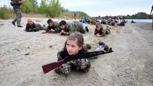 Russian children take part in military training camp: Report