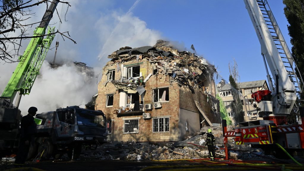 Russian missile, drone strike kills at least 15 in Kyiv; EU, British offices damaged