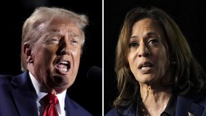 Harris warns business leaders are enabling ‘tyrant’ Trump