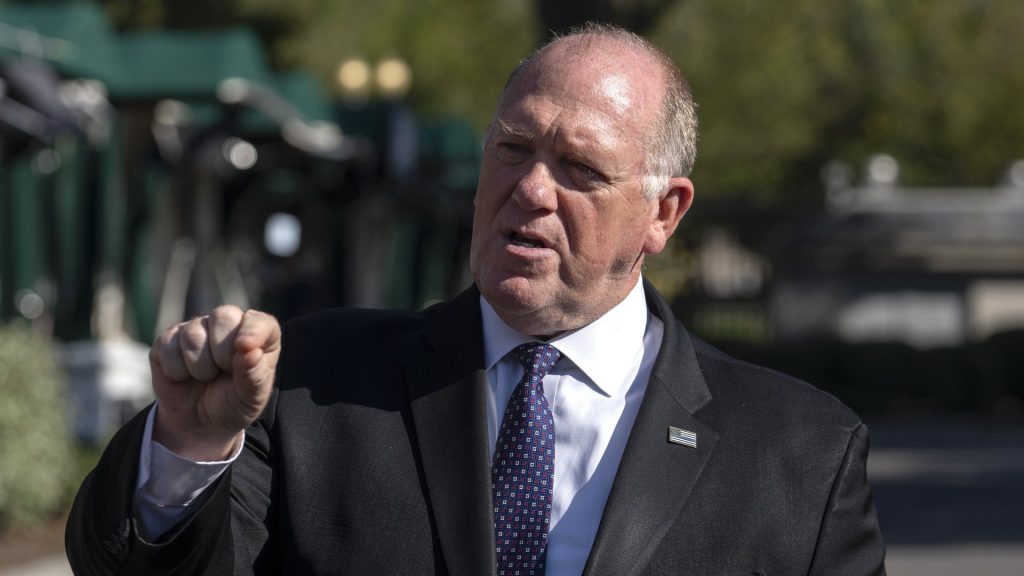 DOJ closed bribery investigation on Trump’s border czar Tom Homan