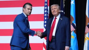 Top military officials hear from Trump, Hegseth on new military standards