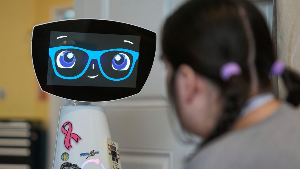Meet Robin: An AI robot designed to imitate a 7-year-old comforts hospital patients