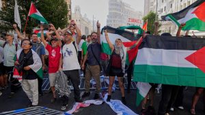 Final stage of Vuelta a Espana halted by organizers because of Palestine protests