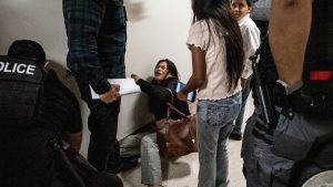 ICE officer reinstated after viral shoving incident at NY court: CBS