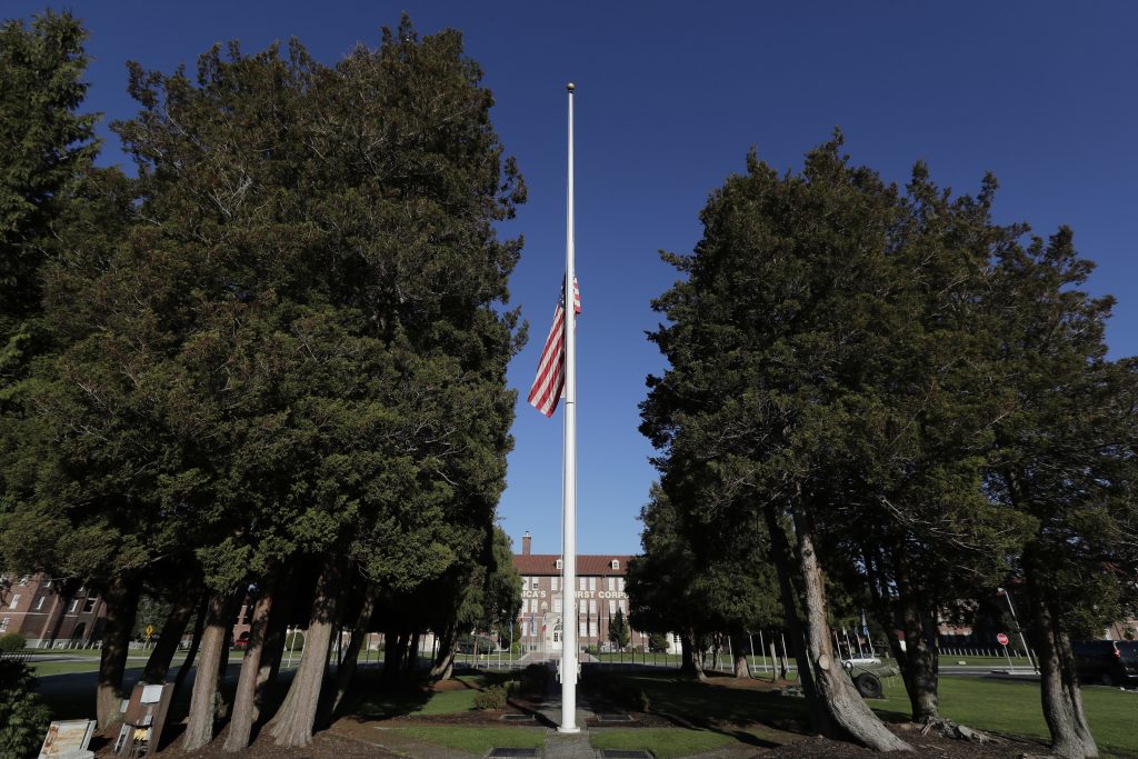 Helicopter crashes near Joint Base Lewis-McChord in Washington state