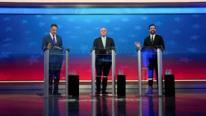 New York City mayoral candidates spar in first debate