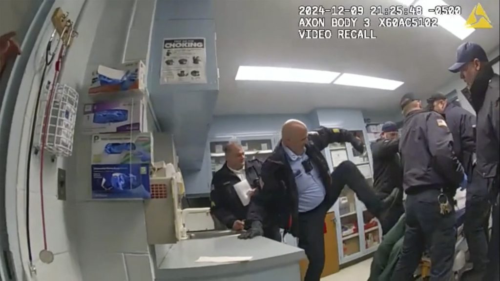 Former New York prison guard convicted in death of restrained inmate