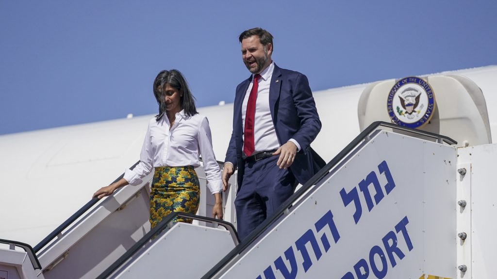 US works to keep peace deal in place as Vance arrives in Israel