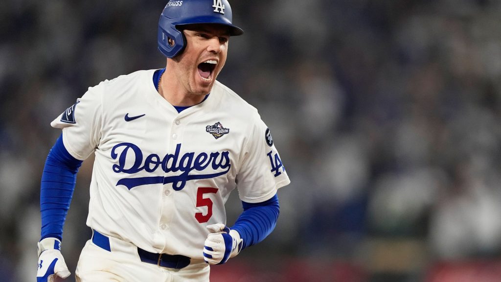 Freeman’s 18th-inning homer secures Dodgers’ 2-1 lead over Blue Jays