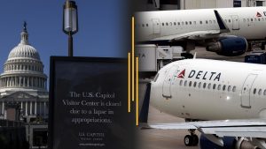 No vote until Friday on shutdown; Delta jets collide in low-speed crash at LaGuardia
