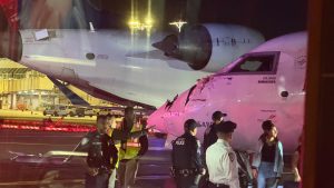 Delta jets collide on taxiway at LaGuardia; minor injury reported